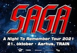 The train return ticket is only valid in combination with a ticketmaster ticket, so you must present the for more information about the train return ticket, click on the location for your concert or event. Saga Tour 2021 21 10 2021 Aarhus Danemark Concerts Metal Event Kalender