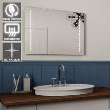 Ultra Slim Led Bathroom Mirror Ip44 Rated 50x70cm Hollywood Mirrors Led Mirror Bathroom Bathroom Mirror Bathroom Mirror Lights