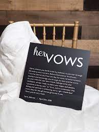 These Personalized Acrylic Vow Boards Are Everything Wedding Planning Tips Vows Plan Your Wedding