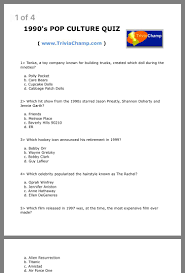 No matter how simple the math problem is, just seeing numbers and equations could send many people running for the hills. Trivia Questions And Answers 1990s Pop Culture Trivia Questions And Answers