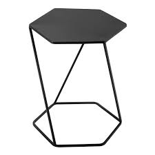 bout de canape en metal noir l 45 cm maisons du monde metal side table metal sofa living room side table