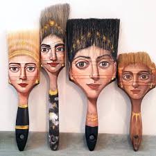 Alexandra Dillon Art uses worn...