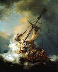The sea of galilee is a vast freshwater expanse located in the jordan valley about 60 miles north of jerusalem. With Jesus In The Storm Rembrandt S Meditation Soul Shepherding