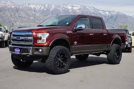 May get a tune before wheels. 2017 Ford F 150 King Ranch Bronze Fire Metallic Good Color I D Consider One Of These With A V8 Ford Trucks F150 Ford King Ranch King Ranch