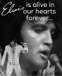 Elvis survives the 70's and becomes the King of Heavy Metal