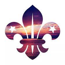 Fleur De Lis Sunset Flor De Lis Flor De Liz Dibujos