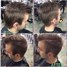 Distribute evenly through damp or dry hair and style as desired. Mens Haircut 4 Faded To A 2 Guard Menscut Products Used Is American Crew Fibers Haircuts For Men American Crew Fiber American Crew