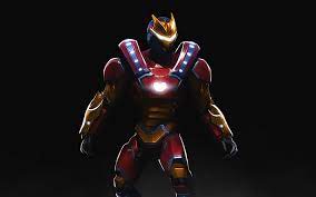 Download Wallpapers Iron Man Fortnite Battle Royale 2018 Games Fortnite Cyber Warrior Besthqwallpapers Com Iron Man Best Gaming Wallpapers Fortnite