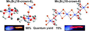 Manganese(ii) bromide is the chemical compound composed of manganese and bromine with the formula mnbr2. Mnbr2 18 Crown 6 Coordination Complexes Showing High Room Temperature Luminescence And Quantum Yield Dalton Transactions Rsc Publishing
