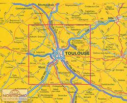 Michelin carte zoom france n°129 toulouse et ses alentours le splaf carte de la haute garonne (environs de toulouse). Toulouse Et Ses Environs Carte Touristique Ign Nostromoweb