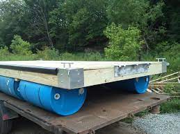 This iconic racing boat was originally designed by george crouch in 1924 and went on to. 8 X 12 Floating Boat Dock With Blue Plastic 55 Gallon Drums Floating Boat Docks Boat Dock House Boat