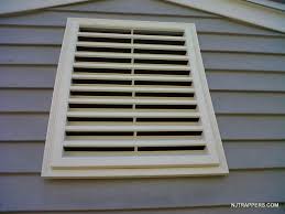 Cut out and remove the siding where your vent flange will sit. Nj Trappers Damage Repairs