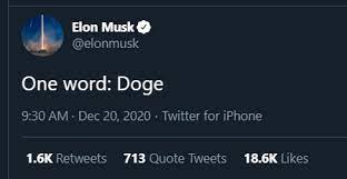 At press time, doge is trading at a price of $0.47 with a market cap of $61.6 billion. Elon Musk S Tweet Pumps Dogecoin Over 15 In Less Than 10 Minutes