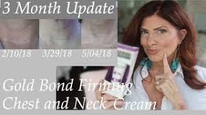 It contains aloe vera that reduces the skin inflammation,however it causes rash on skin or itchy skin. Gold Bond Neck And Chest Firming Cream 3 Month Update Youtube
