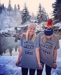 In The Slopes Gettin Tipsy Girls Ski Trip Matching Shirts Etsy Perfect Vacation Outfits Bachelorette Party Shirts Bachelorette Shirts