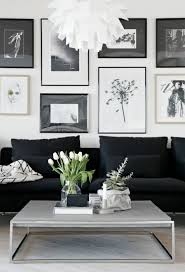 Schon Wohnzimmer Deko Schwarz Weiss Schone Wohnzimmer Fotowand Ideen Schwarzes Sofa