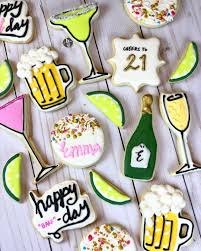 21st Birthday Cookie Cake Ideas 21st Birthday Sugar Cookies Sugarcookies Royalicing 21stbirthday Beer Stephanie Sketch Hanc 21st Birthday Dessert 21st Birthday Cupcakes Birthday Cookies