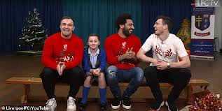 Andy robertson is a member of vimeo, the home for high quality videos and the people who love them. Mohamed Salah Andy Robertson And Xherdan Shaqiri Give Local School Kids A Christmas Surprise Daily Mail Online
