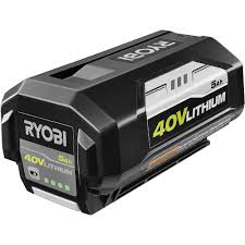 Black And Decker 40v Lithium Battery Charger Flashing Red Ryobi 40v Lithium Ion 5 Ah High Capacity Battery The Home Depot Canada