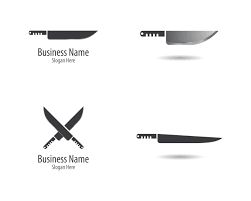 Here i have a whole bunch of templates from knives i have designed. Knife Logo Template Set 962666 Vector Art At Vecteezy