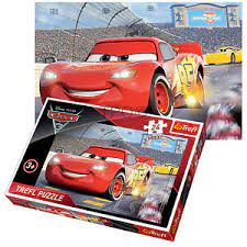 Lightning mcqueen and francesco bernoulli are racing around london and paris with their old friend rip clutchgoneski on this set of colourful jigsaw puzzles . Trefl 24 Piece Maxi Kid Boys Disney Pixar Cars 3 Lightning Mcqueen Jigsaw Puzzle 5900511142501 Ebay