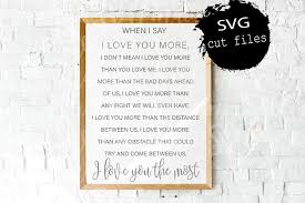 Download I Love You More Valentine Svg Wedding Svg I Love You 407338 Cut Files Design Bundles