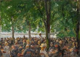 Max Liebermann Garden Pub By The Havel River Below Trees Berlin Biergarten Summerinthecity Maxliebermann Vanham Auct Gartenlokal Max Liebermann Garten