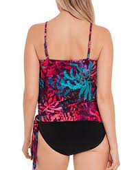 Magicsuit Coral Springs Printed Tie Side Tankini Top Reviews Swimwear Women Macy S Tankini Swimsuit Top Tankini Tankini Swim Tops