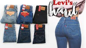 haul try on levis jeans 501s mile high etc llimwalker