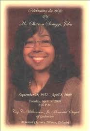 Sharon John Obituary (2009)