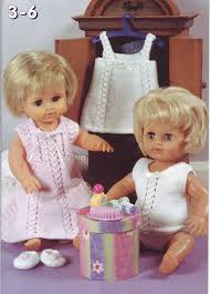 Pixiefaire.com) pdf vintage doll clothes knitting pattern 12 15 or 18 inch doll first published 1960s bellmans 4ply fingering yarn 3 25 mm needles 73. Splendid 12 Inch Baby Doll Clothes Crochet Patterns Free Tek Prenses