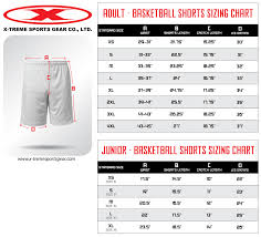 Sizing Charts