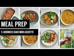 Meal Prep 5 Jours De Repas Recettes Vegetaliennes A Tire Larigot Recettes De Cuisine Repas Recette