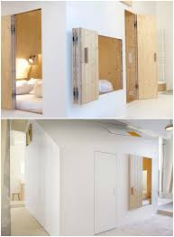Hotel Room Boasts A Playful Plywood House Plywood House Tiny House Interior Design Hotel Room Design