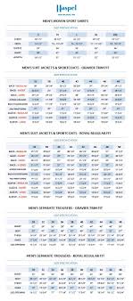 size chart haspel