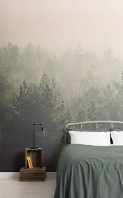 Mural En La Niebla Murals Wallpaper Mens Bedroom Decor Home Decor Bedroom Bedroom Design Diy