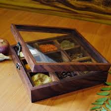 Spice Box Wooden Spice Box Sheesham Wood Spicebox Indian Masala Box Dabba Spice Box Sheesham Wood Wooden Boxes