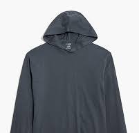 Factory: Long-sleeve Washed Jersey Hoodie For Men