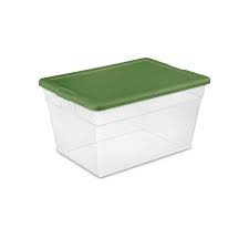 Maybe you would like to learn more about one of these? Sterilite 56qt Non Latching Bin With Lid Red Green Target