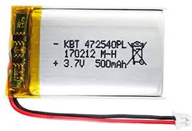 If you're looking for a lithium battery charger you'll find that there are plenty available so choosing a good one can be difficult. Amazon Com Be Oneself 3 7v 500mah Lithium Polymer Mini Rechargeable Battery 472540 Li Ion Li Po For 1118 Keychain Camera Health Personal Care