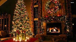 83 christmas home wallpapers images in full hd, 2k and 4k sizes. Cozy Christmas Fireplace Holidays Christmas Houses Decorations Christmas Trees Hd Wallpaper Peakpx