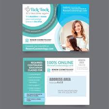 The postcards you find at the store only offer a few options: Design Postcard To Advertise Online Cosmetology Classes Postcard Flyer Or Print Contest 99designs