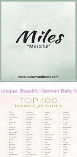 Unique Beautiful German Baby Names For Boys And Girls The Top 100 Baby Names For 2017 So Far German Baby Names Top 100 Baby Names Baby Boy Names