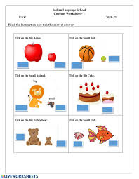 In this worksheet kids can learn about the basic subtraction. Pre Math Concepts Worksheet