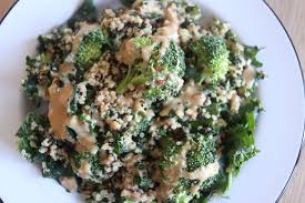 If you're familiar with any of my other quinoa recipes you know they're insanely easy to make and. Quinoa Kale Salad With Peanut Tahini Dressing Low Calorie High Protein Vegan Recipes Cheap Lazy Vegan