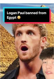 Logan Paul banned from Egypt 😳 #loganpaul #mrbeast #pyramid #egypt