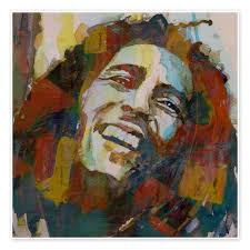 Bob Marley print by Paul Lovering