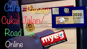 Cara renew roadtax kereta myeg. Cara Renew Perbaharui Cukai Jalan Road Tax Secara Online Youtube