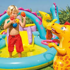 Aire De Jeux Dinoland Intex Achat Vente Irrijardin