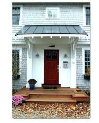 Zip Dee Awning Door Roller How To Build A Small Roof Over Doorway Wood Plans Front Overhang Styles Called S Door Awnings Front Door Awning Steel Doors Exterior